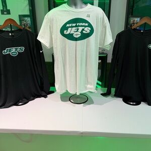 New York Jets Nike NFL On Field Player worn Men's Dark Green Used LOT 3 items